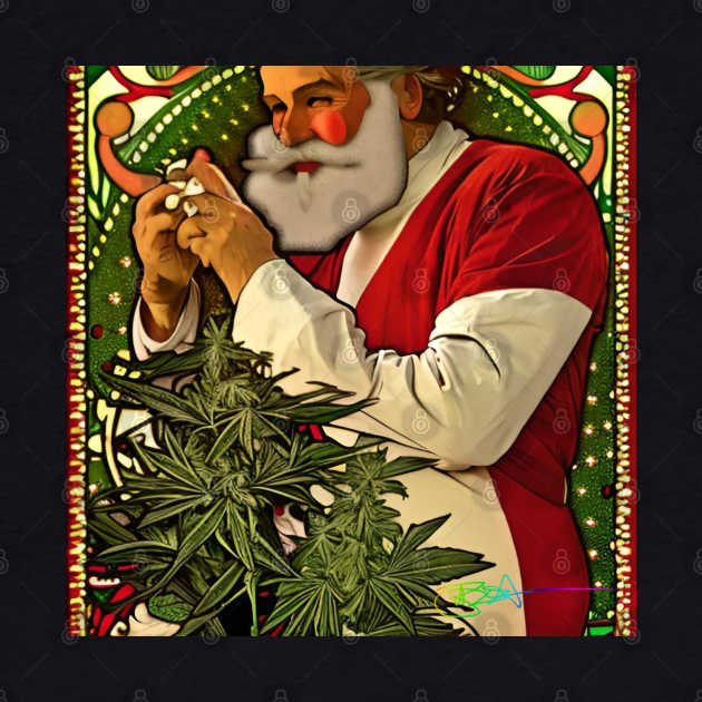 Vintage Christmas Stoner Vibes 43 by Benito Del Ray